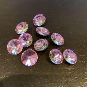 💎Brand new loose gemstones-purple (package of 10)